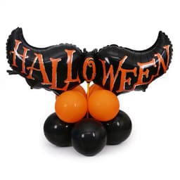 image-Halloween Pumpkins Balloon Decoration Bat Helium Balloons Halloween Home Decoration