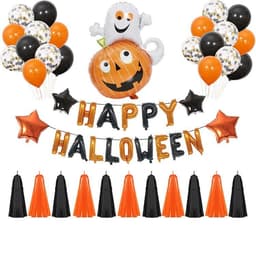 image-Halloween Pumpkins Balloon Decoration Bat Helium Balloons Halloween Home Decoration