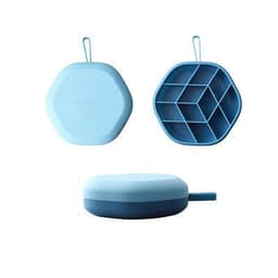 image-Silicone 12 Cavity Hexagon 3D Ice Mold DIY Popsicle Mould Ice Cream Makers Storage Box
