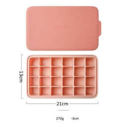 image-Silicone 12 Cavity Hexagon 3D Ice Mold DIY Popsicle Mould Ice Cream Makers Storage Box