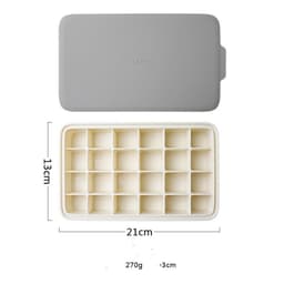 image-Silicone 12 Cavity Hexagon 3D Ice Mold DIY Popsicle Mould Ice Cream Makers Storage Box
