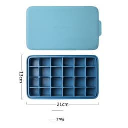 image-Silicone 12 Cavity Hexagon 3D Ice Mold DIY Popsicle Mould Ice Cream Makers Storage Box
