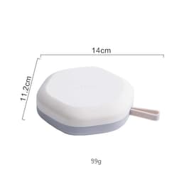 image-Silicone 12 Cavity Hexagon 3D Ice Mold DIY Popsicle Mould Ice Cream Makers Storage Box