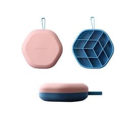 image-Silicone 12 Cavity Hexagon 3D Ice Mold DIY Popsicle Mould Ice Cream Makers Storage Box
