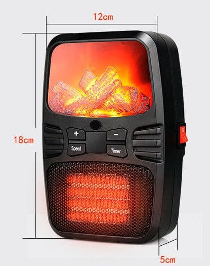 image-1000W Portable Electric Heater Mini Fan Heater Desktop Household Wall Handy Heating Stove Radiator Warmer Machine 110-220V