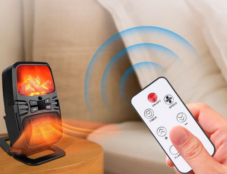 image-1000W Portable Electric Heater Mini Fan Heater Desktop Household Wall Handy Heating Stove Radiator Warmer Machine 110-220V