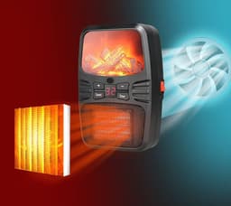 image-1000W Portable Electric Heater Mini Fan Heater Desktop Household Wall Handy Heating Stove Radiator Warmer Machine 110-220V