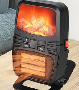 image-1000W Portable Electric Heater Mini Fan Heater Desktop Household Wall Handy Heating Stove Radiator Warmer Machine 110-220V