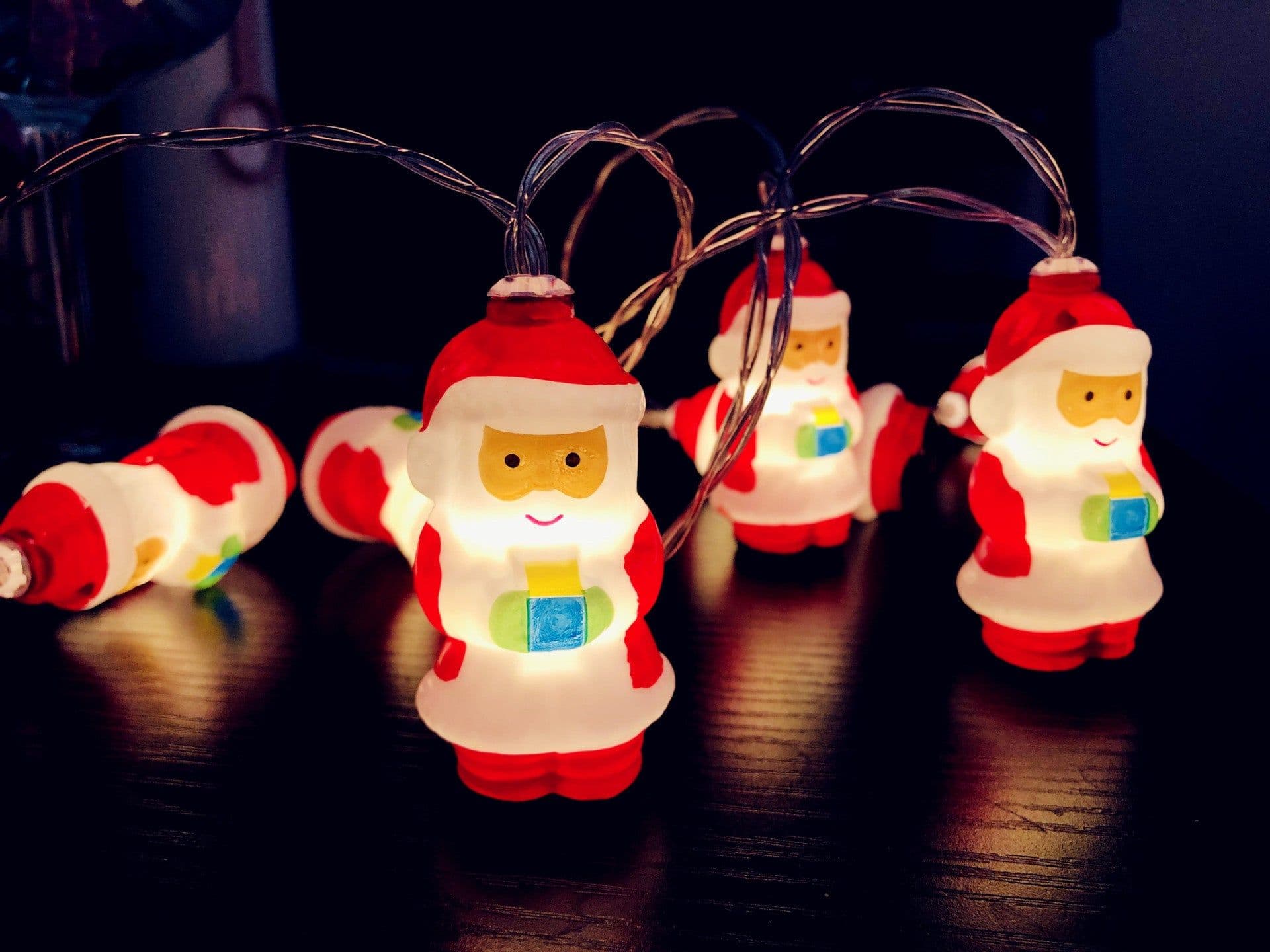 image-Christmas Decoration LED Santa Claus String Lights