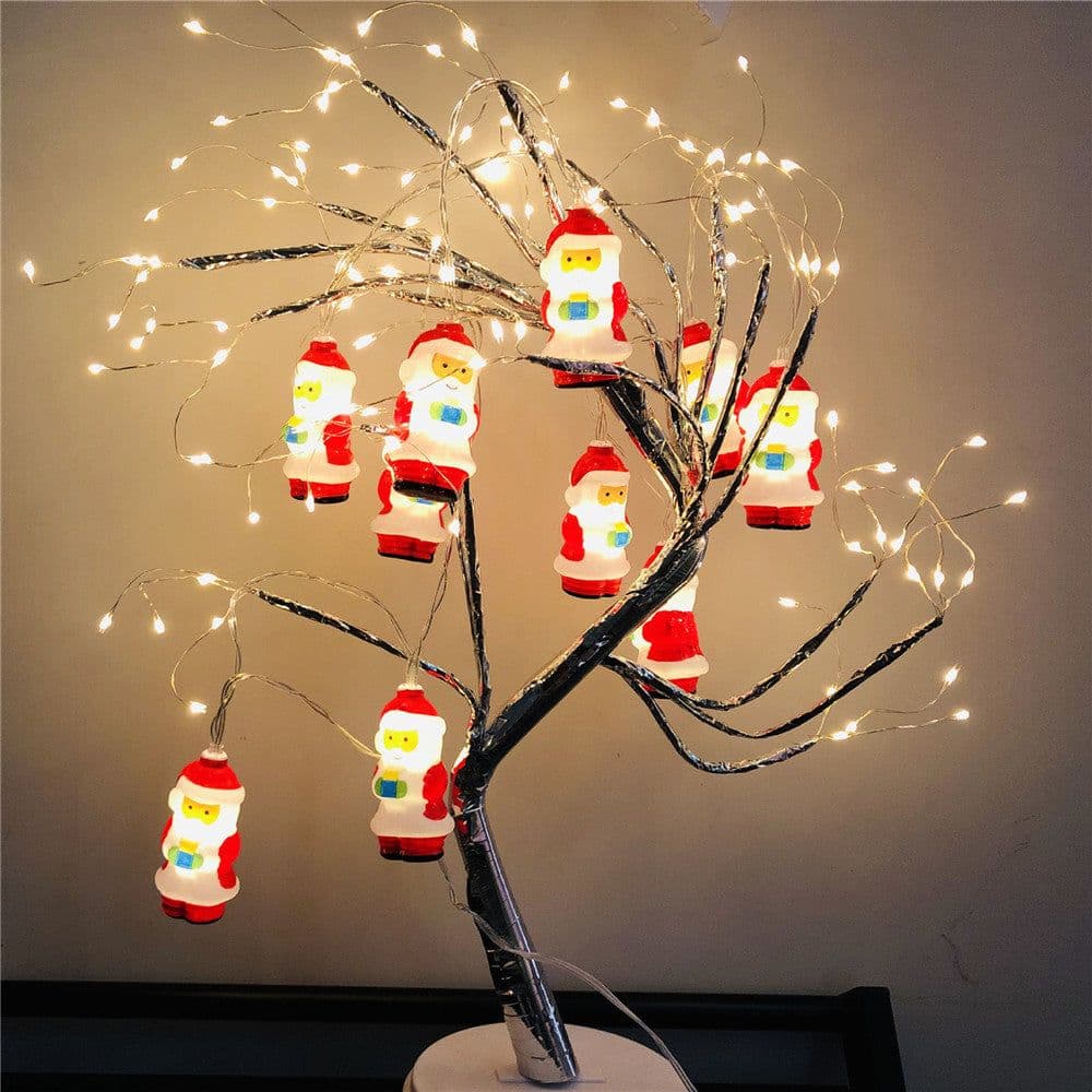 image-Christmas Decoration LED Santa Claus String Lights
