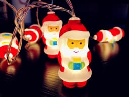 image-Christmas Decoration LED Santa Claus String Lights