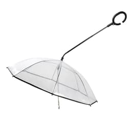image-Hot Selling Transparent Pet Supplies Adjustable Pet C Type Umbrella
