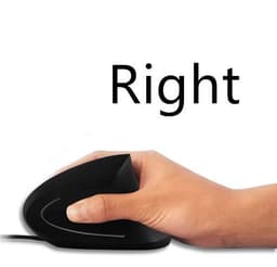 image-Ergonomic Vertical Wireless Mouse 6 Buttons Optical Mice