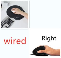 image-Ergonomic Vertical Wireless Mouse 6 Buttons Optical Mice