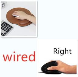 image-Ergonomic Vertical Wireless Mouse 6 Buttons Optical Mice