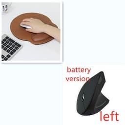 image-Ergonomic Vertical Wireless Mouse 6 Buttons Optical Mice