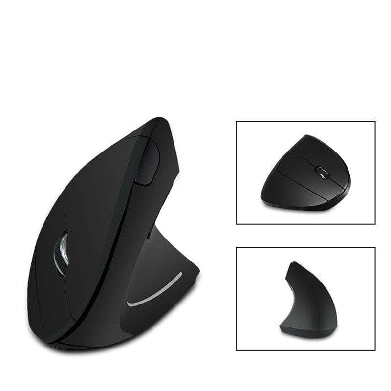 image-Ergonomic Vertical Wireless Mouse 6 Buttons Optical Mice
