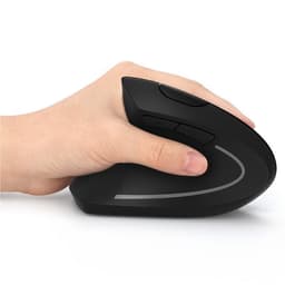 image-Ergonomic Vertical Wireless Mouse 6 Buttons Optical Mice