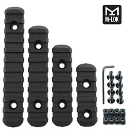 image-4PCS /SET Hunting Accessories Rail Scope Mount Rifle Airsoft Flashlight Rail Nylon MOE Guide Rail H5