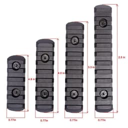 image-4PCS /SET Hunting Accessories Rail Scope Mount Rifle Airsoft Flashlight Rail Nylon MOE Guide Rail H5