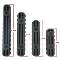 image-4PCS /SET Hunting Accessories Rail Scope Mount Rifle Airsoft Flashlight Rail Nylon MOE Guide Rail H5