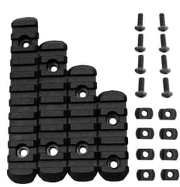 image-4PCS /SET Hunting Accessories Rail Scope Mount Rifle Airsoft Flashlight Rail Nylon MOE Guide Rail H5