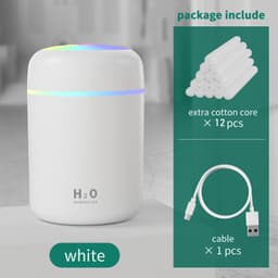 image-Home Car Charging Colorful Air Humidifier Usb Water Replenishment