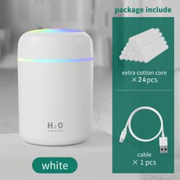 image-Home Car Charging Colorful Air Humidifier Usb Water Replenishment