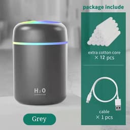 image-Home Car Charging Colorful Air Humidifier Usb Water Replenishment