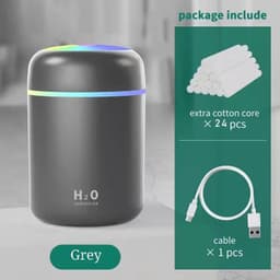 image-Home Car Charging Colorful Air Humidifier Usb Water Replenishment