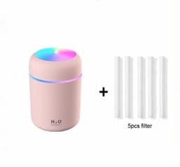 image-Home Car Charging Colorful Air Humidifier Usb Water Replenishment
