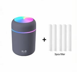image-Home Car Charging Colorful Air Humidifier Usb Water Replenishment