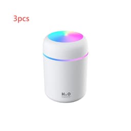 image-Home Car Charging Colorful Air Humidifier Usb Water Replenishment
