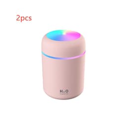 image-Home Car Charging Colorful Air Humidifier Usb Water Replenishment