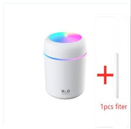 image-Home Car Charging Colorful Air Humidifier Usb Water Replenishment