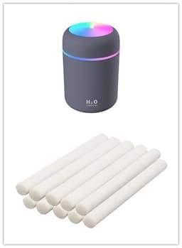 image-Home Car Charging Colorful Air Humidifier Usb Water Replenishment