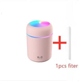 image-Home Car Charging Colorful Air Humidifier Usb Water Replenishment