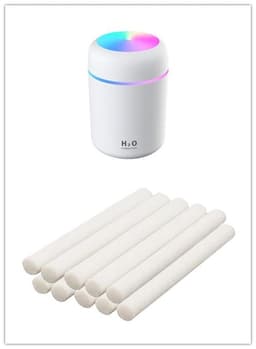 image-Home Car Charging Colorful Air Humidifier Usb Water Replenishment