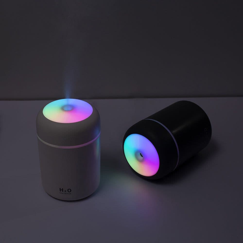 image-Home Car Charging Colorful Air Humidifier Usb Water Replenishment
