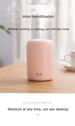 image-Home Car Charging Colorful Air Humidifier Usb Water Replenishment