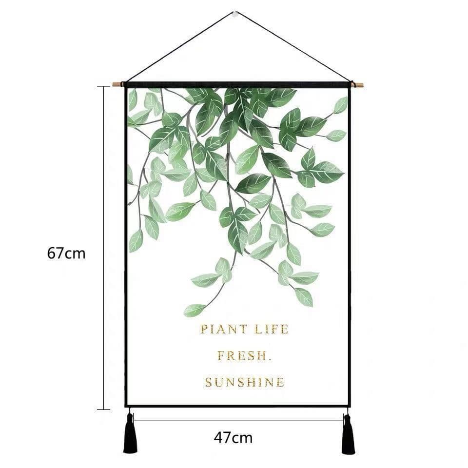 image-Green plants decorative painting