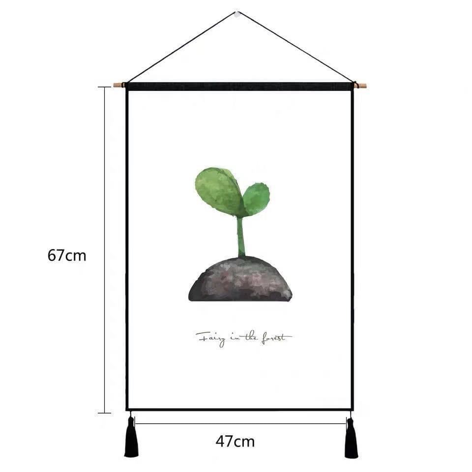 image-Green plants decorative painting