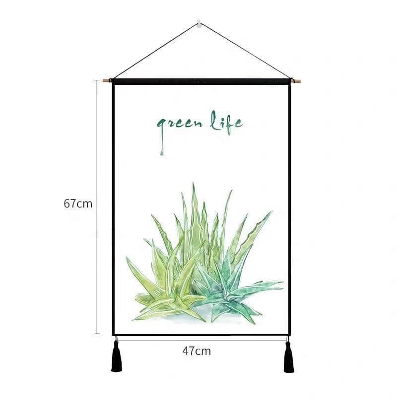 image-Green plants decorative painting