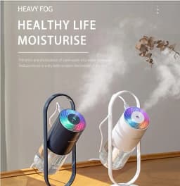 image-Magic Shadow USB Air Humidifier For Home With Projection Night Lights Ultrasonic Car Mist Maker Mini Office Air Purifier