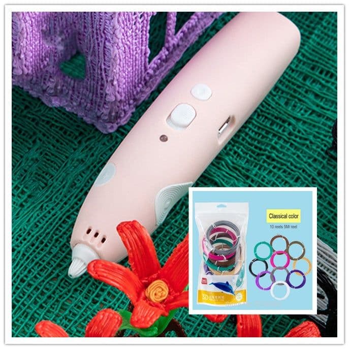 image-3D Printing Pen Smart Graffiti Pen Three-dimensional Painting Pen Charging