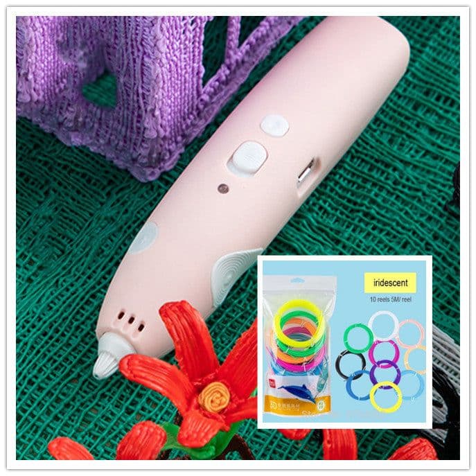 image-3D Printing Pen Smart Graffiti Pen Three-dimensional Painting Pen Charging