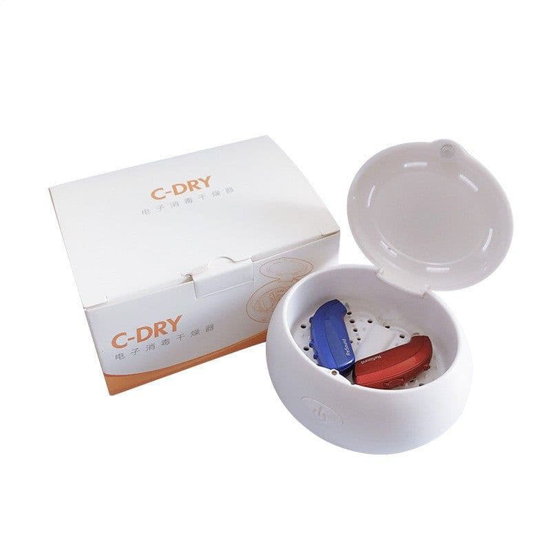 image-Electric USB UV Drying Box Headphone Dehumidifier Moisture Proof Hearing Aid UV Dryer Case