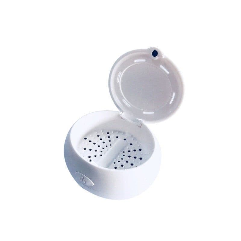 image-Electric USB UV Drying Box Headphone Dehumidifier Moisture Proof Hearing Aid UV Dryer Case