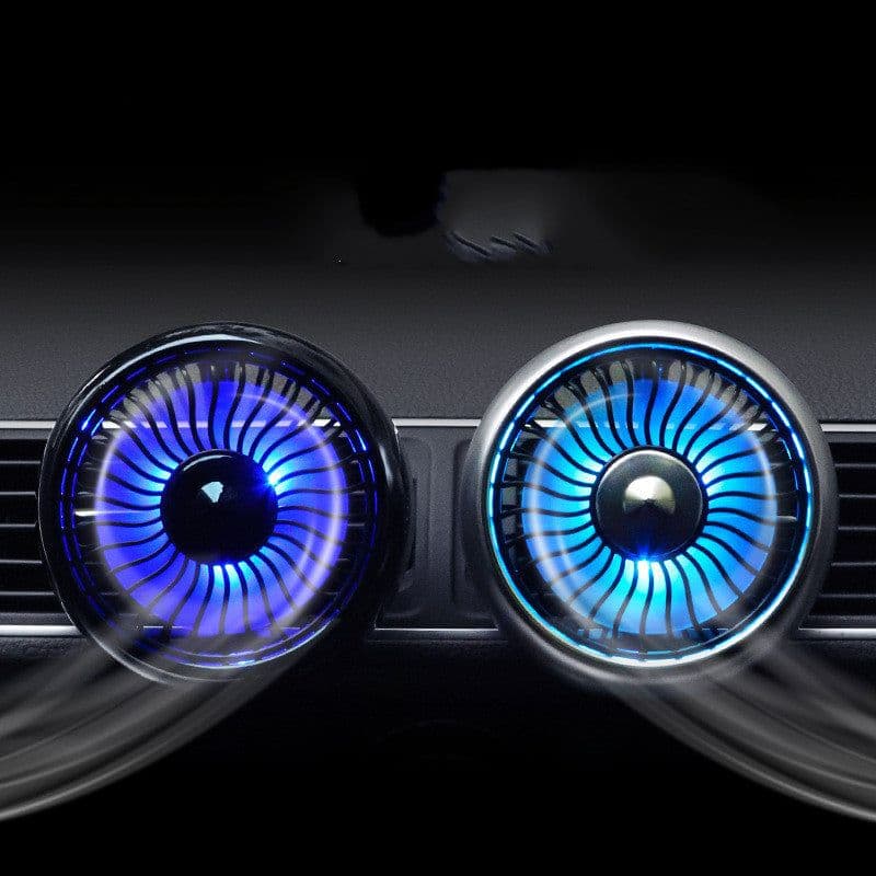 image-Small fan for cooling outlet of air conditioner in car