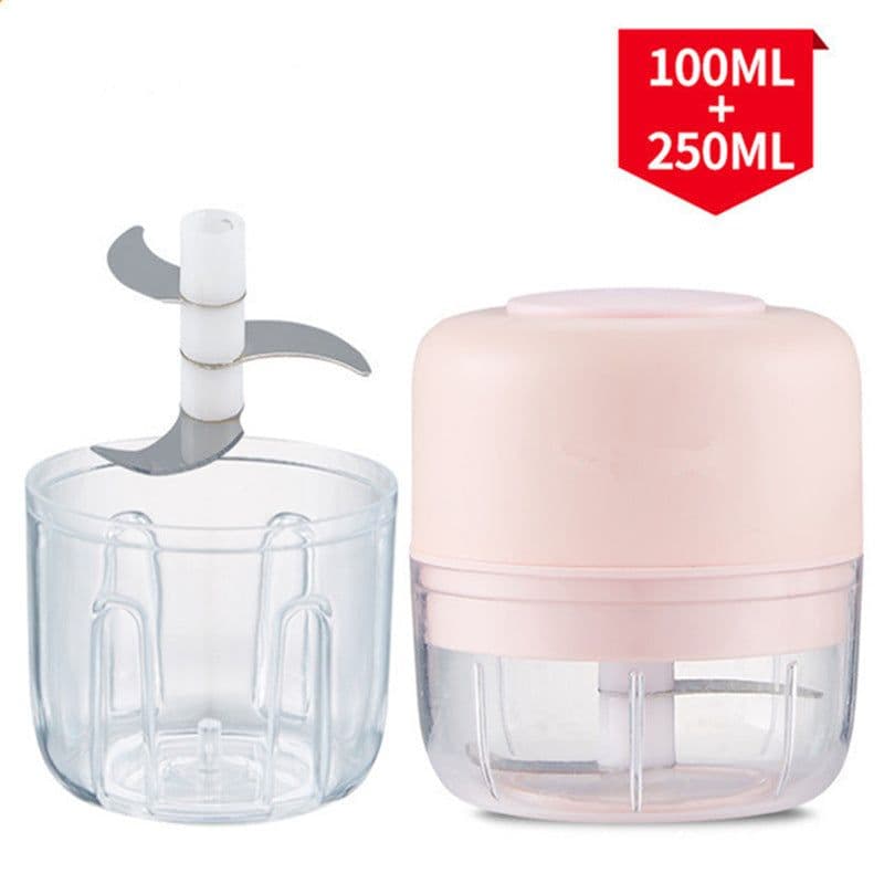 image-Portable Electric Garlic Cutter
